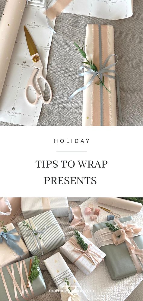 Present Ribbon Ideas, How To Wrap Gifts Like A Pro, Ribbon Ideas For Presents, How To Wrap Christmas Presents, Wrapping Presents Ideas, How To Wrap A Gift, Ways To Wrap Presents, Gift Wrapping Ideas Creative, How To Wrap Presents