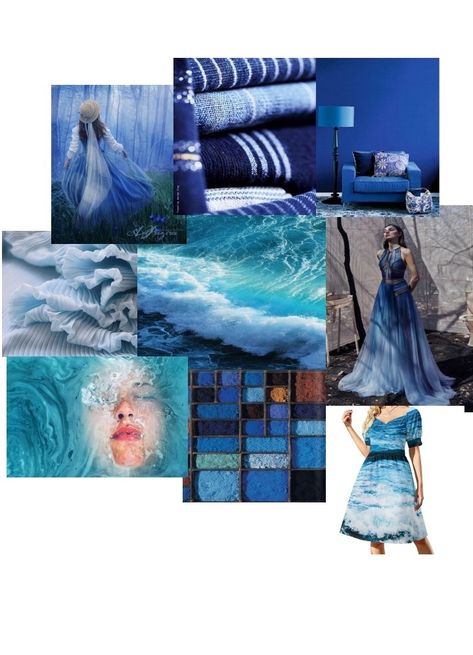 #Fashion
#inspiration
#Ocean Waves Mood Board, Ocean Mood Board, Ocean Fashion Design, Glowing Beach, Batik Parang, Brand Board Design, Water Fashion, Ikat Scarf, Blouse Design Images