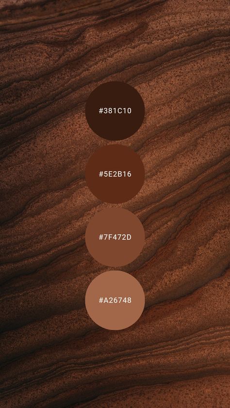 Earth Brown Color, Cocoa Colour Palette, Chestnut Colour Palette, Mood Board Brown Color Palettes, Chestnut Brown Color Palette, Copper Hex Code, Brown Shades Palette, Wood Brown Color Palette, Chocolate Brown Interior Design