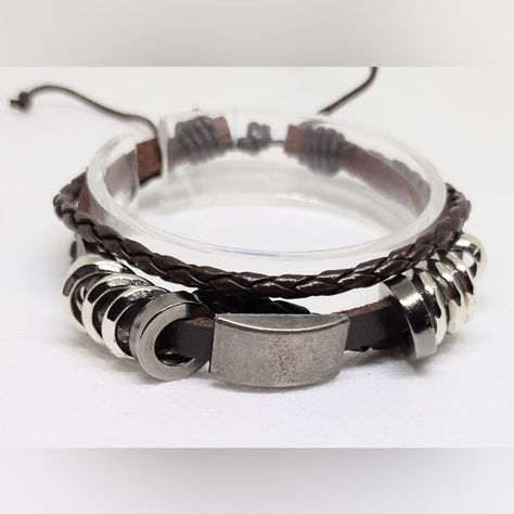 Condition: New Brand: Non Branded - We Offer Thousands Of Men's Bracelets/ Sets As Well As Women's Earrings/Sets - Save Up To 50-70% By Purchasing More Than One Item At A Time ( Bundle) - To See All Of Our Items, Search @Rotamart - We Will Consider All Offers Bracelets Sets, Earrings Sets, Men's Bracelets, Bracelet Leather, Men's Bracelet, Mens Leather Bracelet, Mens Accessories Jewelry, Bracelet Set, Chain Bracelet