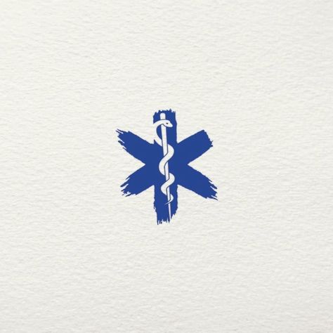 Emt Paramedic Wallpaper, Ambulance Tattoo, Paramedic Wallpaper, Ems Wallpaper, Star Of Life Tattoo, Paramedic Tattoo, Emt Logo, Star Of Life Ems, Ems Tattoos