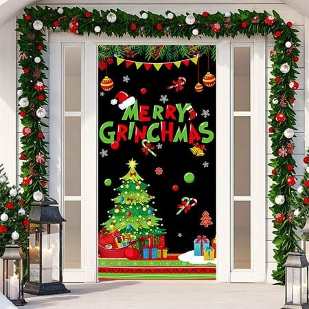 Holiday door decorations