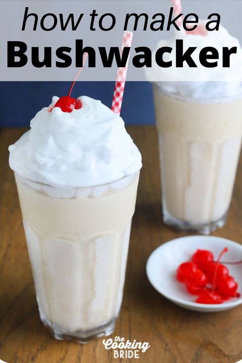 Ice Cream Drinks With Liquor, Bushwacker Drink Recipe, Alcoholic Ice Cream Drinks, Bushwacker Drink, Bushwacker Recipe, Types Of Liquor, Alcoholic Ice Cream, Ice Cream Drink, Cheesy Chicken Recipes