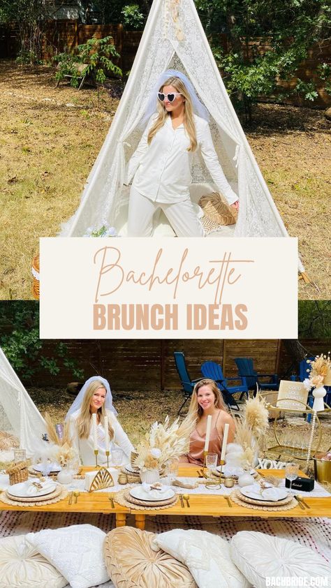 Brunch is a perfect idea for a bachelorette party as it is both a private and intimate way to celebrate with friends. Whether you add brunch into your bachelorette weekend or have brunch as your only bachelorette activity, it is sure to be unforgettable! #bachelorettebrunchideas #bachelorette #bacheloretteparty #bachelorettebrunchoutfits Bachelorette Brunch Ideas, Brunch Bachelorette Party, Chic Bachelorette, Bachelorette Party Items, Bachelorette Brunch, Bachelorette Party Activities, Boho Bachelorette, Be Unforgettable, Bachelorette Party Itinerary