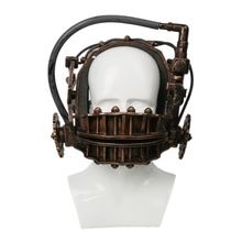 Xcoser SAW Reverse Bear Trap Bronze Soft Resin Mask The Jaw Trap Horror Movie SAW Franchise Trap Halloween Mask Cosplay Props(China) Saw Halloween Costume, Reverse Bear Trap, Saw Traps, Bear Trap, Cosplay Helmet, Cosplay Mask, Retro Punk, Halloween Fancy Dress, Punk Rock Fashion