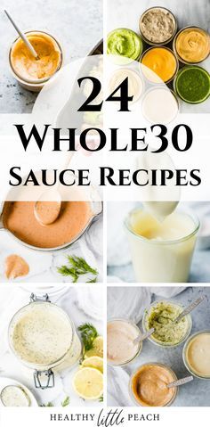 Sauce is life and these 24 Whole30 sauce recipes can completely transform your 30 day reset game. Spice up your Whole30 bland meals with these easy and delicious sauces. #whole30 #whole30sauces #whole30recipes #januarywhole30 #sauce #saucerecipes #homemadesauces #keto #ketorecipes #ketosauces #dairyfree 30 Day Reset, Whole 30 Sauces, Bland Meals, Whole30 Meal Prep, Sauces Recipes, 30 Diet, Whole 30 Meal Plan, Easy Whole 30 Recipes, Whole 30 Diet