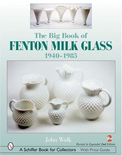 Milk Glass Decor, Milk Glass Collection, Fenton Glassware, Glass Book, Fenton Milk Glass, Fenton Glass, White Milk Glass, Vintage Dishes, Big Book