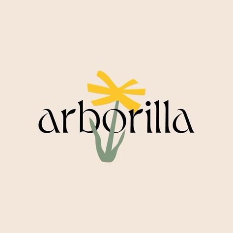 Logo, branding & Design Inspo on Instagram: "@abrate_emanuele Visual identity project for Arborilla 🌱 Organic shapes, bright colors and elegant typography mix to recreate a refined yet friendly atmosphere. #logo#logodesign#logodesigner#typetopialogolove#logoinspirations#logolearn#learngraphicdesign#grafigata#brandidentity#brandmanual#identityguidelines#logotype#tropicalgarden#logosai" Organic Branding Design, Organic Graphic Design, Organic Branding, Business Card Logo Design, Cute Typography, Organic Logo Design, Identity Project, Plant Logos, Logotype Typography