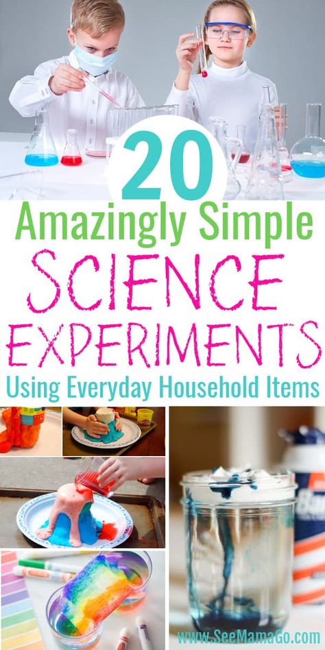 Home Science Experiments For Kids, Home Science Experiments, Preschool Steam, Simple Science Experiments, Fun Experiments For Kids, Winter Science Experiments, Home Science, Science For Toddlers, Science Experiments For Kids