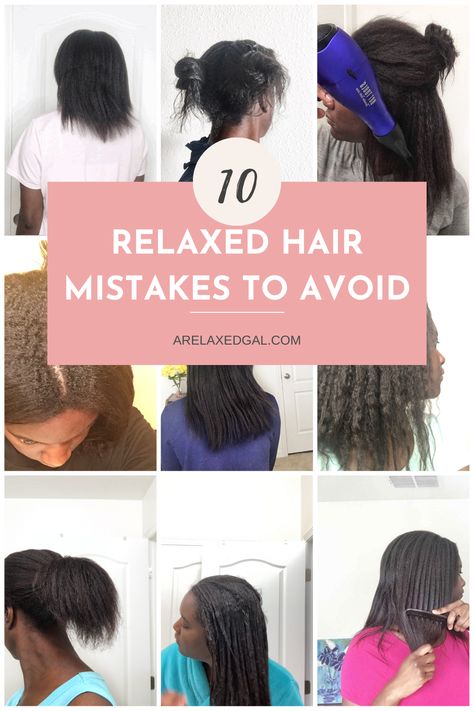 Going From Relaxed To Natural Hair, Styles For Relaxed Black Hair, Hair Relaxer For Curly Hair, Hair Growth For Relaxed Black Hair, Quick Protective Styles For Relaxed Hair, Relaxing My Natural Hair, Ways To Style Relaxed Black Hair, Hair Growth Tips For Relaxed Hair, Relaxed Hair Maintenance