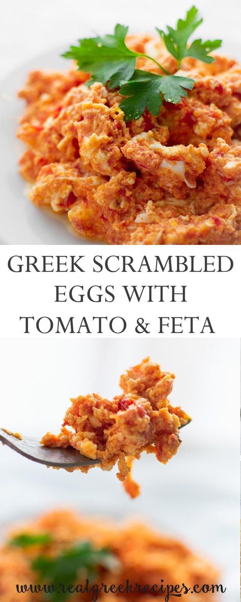 Scrambled Eggs Healthy, Eggs Healthy, Tomato And Feta, Eggs Scrambled, Eggs Ideas, Feta Cheese Recipes, Fluffy Scrambled Eggs, Scrambled Eggs Recipe, Brunch Eggs