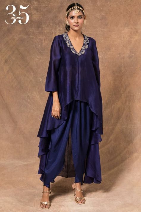 Modern Indian Fashion, Designer Kurta, Kaftan Designs, Kurta For Women, Dhoti Pants, Salwar Kamiz, Kurta Designs Women, 35th Anniversary, Designer Party Wear Dresses