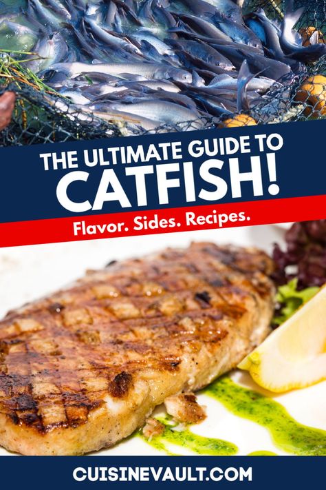 Channel Catfish Recipe, Blue Catfish Recipes, Sides For Catfish, Catfish Fillet Recipes, Healthy Catfish Recipes, Grilled Catfish Recipes, How To Cook Catfish, Catfish Farming, Grilled Catfish