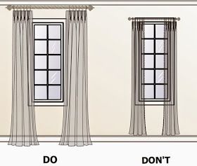 How to Hang Curtains to make the window look bigger Blinds Design, Trendy Living Rooms, Curtains Living, Small Room Design, Custom Drapes, Window Room, Bedroom Windows, Living Room Windows, Trendy Bedroom