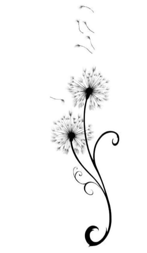 Dandelion Mom Daughter Tattoo, Dandelion Side Tattoo, Dandelion Forearm Tattoo Women, Dandelion Tattoo With Name, Dandelion Tattoo With Butterflies, Tatoo Pic, Dandelion Flower Tattoo, Blowing Dandelion Tattoo, Dandelion Silhouette