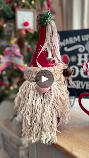 Wine Bottle Gnome (Video) | Wine Bottle Gnome (Video)

#christmascrafts #diychristmasdecorations #handmadeholidays #homemadeornaments #diyxmasgifts #christmasdiy #xmascrafting | By Knot Just ChalkFacebook Wine Bottle Gnomes, Wine Bottle Gnome, Creamer Bottles, Santa Wine Bottle, Wine Bottle Crafts Christmas, Santa Gnome, Christmas Party Themes, Diy Xmas Gifts, Christmas Wine Bottles