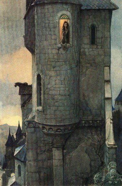 Alan Lee, John Howe, Castle Art, Fairytale Illustration, Arte Sketchbook, Fairytale Art, A Castle, Folk Tales, Dragon Age