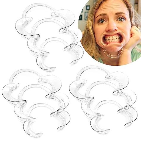 Amazon.com: Dental Cheek Retractor, 9-Pack 100% BPA-Free C-Shape Autoclavable Mouth Opener Retractors for Teeth Whitening, Party, Mouthguard Challenge Game (3X Size S, 3xSize M, 3xSize L) (9 Pack) : Industrial & Scientific Cheek Retractor, Challenge Games, Dental Cleaning, Mouth Guard, Skin Care Tools, Teeth Whitening, Tools Accessories, Beauty And Personal Care, Lips