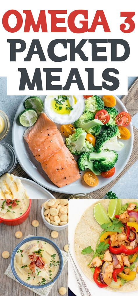 Omega 3 Recipes, Omega 3 Foods, Low Glycemic Fruits, High Protein Meals, Healthy Carbs, Protein Meals, Inflammatory Foods, Best Protein, Diet Help