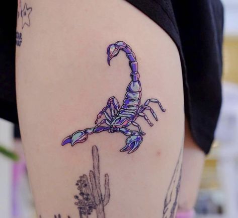 Tattoo Bunt, Scorpio Zodiac Tattoos, Scorpio Tattoo, Scorpion Tattoo, Kawaii Tattoo, Red Ink Tattoos, Zodiac Tattoos, Tatuaje A Color, Simplistic Tattoos