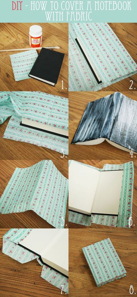 DIY notebook cover. Great idea for all those ugly composition notebooks out there! Bissness Ideas, Diy Book Cover, Escuela Diy, Diy Notebook Cover, Secret Sister Gifts, Notebook Diy, Diy Buch, Diy Notebook, A Notebook