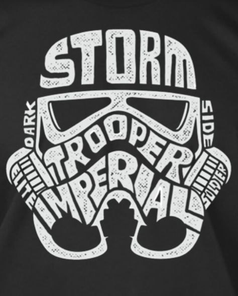 Storm Trooper Imperial Dark Side Elite Soldier Word Pictures Art, Star Wars Happy Birthday, Elite Soldier, Star Wars Classroom, Diy Vinyl Projects, Typography Drawing, Star Wars Background, Star W, Star Wars Logo