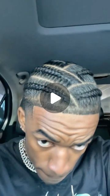 Jaden Lovelle | You stole my braids ? on Instagram: "Braid down #explore #braids #black #hair" Braids For Man Bun, Man Hairstyles Braids, Jaylen Brown Braids, 5 Cornrows Braids Men, Man Braids Black Men, Men Plats Braids, Braids For Black Hair Men, High Top Braids Men, Drake Braids