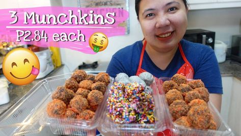 Nina Bacani - MUNCHKINS pang Negosyo, 3 Flavors Munchkin Recipe with Costing Munchkin Recipe, Graham Balls Recipe, Munchkins Recipe, Graham Balls, Balls Recipe, Cupcake Muffins, Cake Flour, Flour, Yummy Food