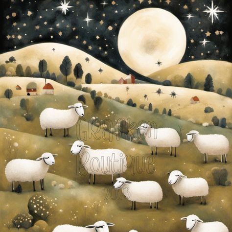 "Primitive Sheeps" - a stunning primitive folk art style captured in delightful digital graphics. This high-resolution image is generously sized at 2500 x 3654 pixels, so every tiny detail is beautifully preserved. With a sharp 300 DPI resolution, the colors and images come to life for a truly immersive experience. As a digital download, this graphic offers endless possibilities. You can print and frame it to decorate your walls, create personalized greeting cards, or even use in craft projects. American Folk Art Painting Primitive, Painted Sheep, Square Ornaments, Primitive Pictures, Norwegian Folk Art, Primitive Sheep, Sheep Paintings, Japanese Pop Art, Arte Folk