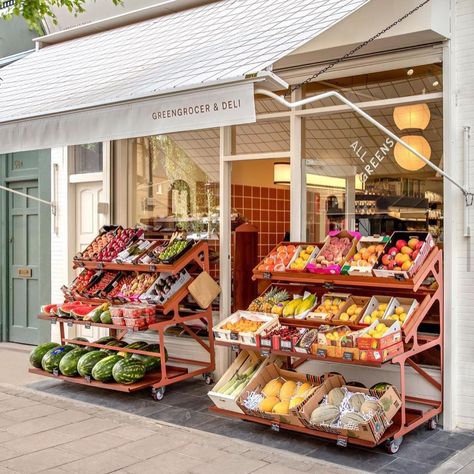 studiomama (@_studiomama) • Instagram photos and videos Zero Waste Grocery Store, Fruit Stall, Healthy Fridge, Fruit And Veg Shop, Deli Shop, Grocery Store Design, Grocery Supermarket, Gourmet Food Store, Organic Market