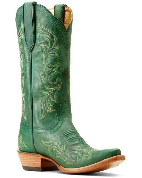 Full-grain leather upper Leather outsole with rubber heel cap Green Cowboy Boots, Shyanne Boots, Dan Post Boots Woman, Corral Boots Womens, Laredo Boots, Justin Boots Men, Justin Boots Womens, Boys Cowboy Boots, Kids Cowboy Boots