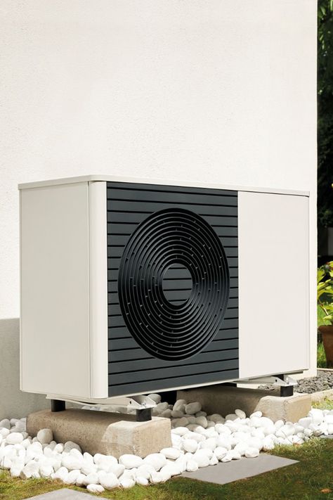 What makes for an efficient air source heat pump installation? Nathan Gambling explains. Nathan Gamble, Air Source Heat Pump, Air Heat Pump, Heat Pump Installation, Mechanical Room, House Planning, Heat Pump System, Liquid Crystal Display, Gas Boiler