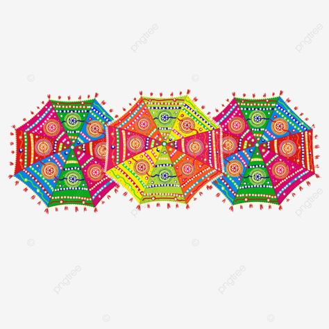 Rajasthani Decoration, Rajasthani Umbrella, Umbrella Wedding Decorations, Umbrella Png, Paper Wedding Decorations, Bride And Groom Cartoon, Digital Wedding Invitations Design, Umbrella Illustration, Oil Paper Umbrella