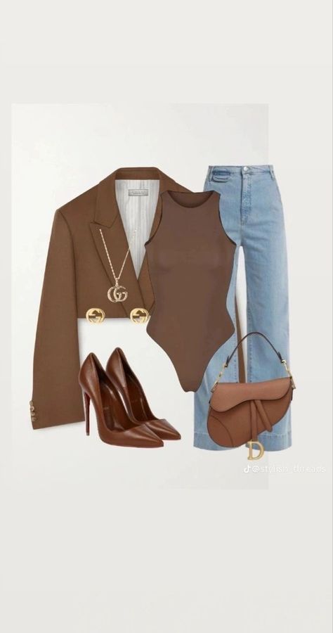 #elegantoutfit #brownoutfit #femininevibes #elegance Cocktail Outfits, Cat Dress, Chique Outfits, Stylish Work Attire, Everyday Fashion Outfits, Stil Elegant, Classy Work Outfits, Classy Casual Outfits, Stylish Work Outfits