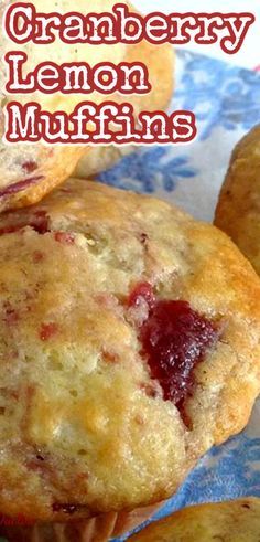 Cranberry Lemon Muffins, Rhubarb Oatmeal Muffins, Cranberry Sauce Muffins, Lemon Cranberry Muffins, Oatmeal Breakfast Muffins, Easy Breakfast Muffins, Lemon Cranberry, Muffins Blueberry, Canned Cranberry Sauce