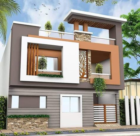 House Elivesan Design, Front Building Design, Luxury House Design, Architectural Plan, 3d Elevation, 2 Storey House Design, House Outer Design, Small House Front Design, Small House Elevation