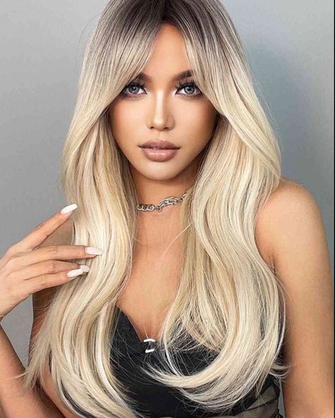 This pretty 😍 wig is on our BEAUTY COLLECTION kenchima.com #wig #wiginstall #instagood #wigmaker #fashion #hairstylist #hair #shopping #buynow #shoponline Mannequin Hair, Brown Blonde Ombre, Long Blonde Wig, Take Care Of Your Hair, Ombre Wigs, Brown Blonde, Brown To Blonde, Wig Making, Blonde Wig