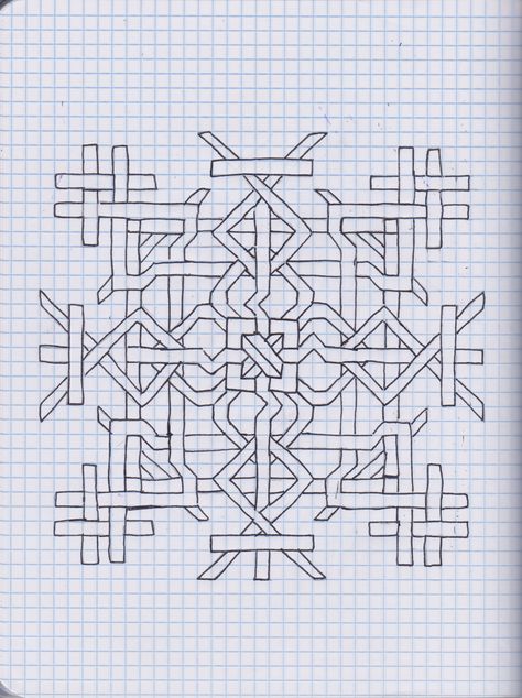 Blackwork Embroidery Patterns, Blackwork Cross Stitch, Graph Paper Designs, Graph Paper Drawings, Blackwork Patterns, Easy Pixel Art, Geometric Pattern Art, Pixel Drawing, Geometric Design Art