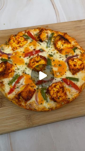 Alisha Bansal on Instagram: "No Oven No Yeast Paneer tikka Pizza   For complete detailed recipe, link 🔗 is in bio   Follow @anyonecancookwithdr.alisha for more such easy recipes   #pizza #pizzawithoutyeast #noyeastpizza #noovenpizza #tandooripaneertikka #paneertikkawithouttandoor #noovenpizza #noyeastpizza #pizzatime #cheesepizza #pizzasauce #lifeofpizzalover #lifeoffoodie #yum #snacks #newsnackideas #newsnacks #lifeoffoodblogger #lifeoffoodvlogger" No Oven Pizza, Paneer Pizza Recipe, Easy Recipes Pizza, Paneer Tikka Pizza, Yum Snacks, Paneer Pizza, Tandoori Paneer, Onion Pizza, How To Make Paneer