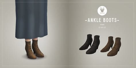 http://historychallengecc.tumblr.com/tagged/g5clothes Sims 4 Decades Challenge, Sims Medieval, Sims Stories, Sims 4 Challenges, Victorian Shoes, Victorian Boots, Sims 4 Cc Shoes, Sims 4 Mm Cc, Sims 4 Characters