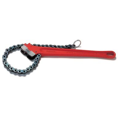 RIDGID Chain Wrenches have a double jaw that gives fast, ratchet- like action in either direction. Chain Wrench, Pocket Tools, Ridgid Tools, Pipe Wrench, Champagne Flute Glasses, Wrench Tool, Farmhouse Apron Sink, Mechanic Tools, Food Storage Containers Organization