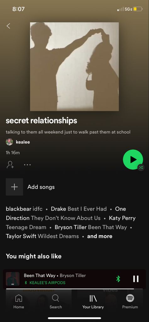 Long Distance Relationship Playlist Spotify, Couple Spotify Playlist Name, Relationship Songs Playlists, Couple Playlist Names, Relationship Playlist, Secret Dating, Names For Boyfriend, Playlist Music, Playlist Names Ideas