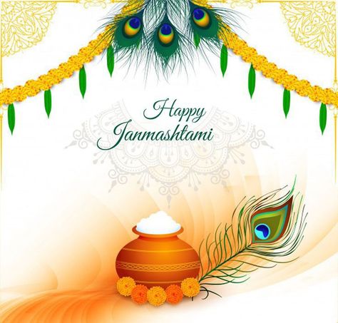 Festivals Illustration, Insta Aesthetics, Jai Shri Krishna, Janmashtami Wishes, Birthday Posters, Happy Birthday Posters, Happy Janmashtami, New Photos Hd, Krishna Janmashtami