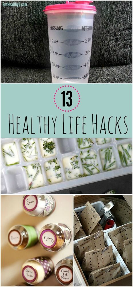 Hack your way to better health with these 13 clever fitness and kitchen tricks that will save you time, money, and a headache!! 25 Life Hacks, 1000 Lifehacks, Kitchen Tricks, Healthy Life Hacks, Snacks Saludables, Better Health, Improve Health, Healthy Tips, Healthy Habits