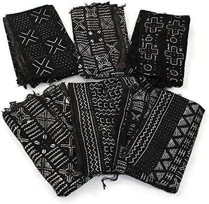 Amazon.com: Authentic African Bogolan Mud Cloth Bambara - Mali Vib (Rust) : Home & Kitchen Indigo Mudcloth, Mudcloth Fabric, African Textiles, African Mud Cloth, African Inspired, African Fabric, Mud Cloth, West Africa, African Print