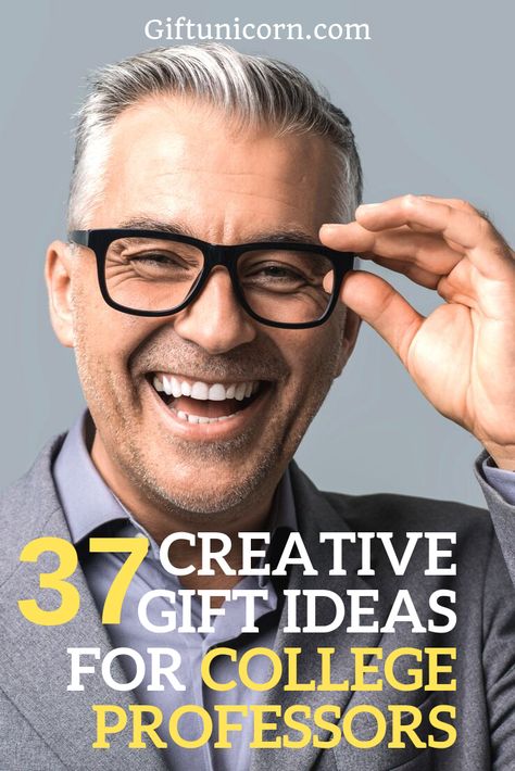 Would you like to show your appreciation to the college professors who have helped shape your education or provided you with mentorship? If so, consider one or more of the following 37 gift ideas for college professors. You can use any of these as birthday gifts, holiday gifts, or teacher appreciation gifts. #college #professor #giftsforcollege #collegegifts #collegegiftideas Professor Appreciation Gifts, Male Appreciation Gifts, Professor Appreciation Gifts College, College Professor Gifts, College Professor Gifts Ideas, Professor Gift Ideas, Men Teacher Gifts, Gift Ideas For Male Teachers, Professor Gifts