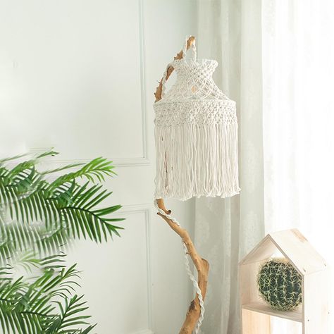 Macrame hanging planter