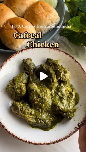 Prachi Agarkar on Instagram: "Chicken Cafreal
Ep 7:Curries from around India 🇮🇳 

Today we are headed to Goa, it’s my most favourite place in India. ♥️ Goan food has a special place in my heart. The spicy coastal flavours that have hints of the Portuguese influences making it so unique. 
This Cafreal is best enjoyed with some Poi or paav

Indian recipes, Indian food, curries, Goa, Goan food, coastal cuisine, green masala, Portuguese , homemade, MasterChef," Chicken Cafreal Recipe Goa, Diwali Dinner, Goa Food, Green Chicken Curry, Recipes Indian Food, Goan Food, Goan Recipes, Recipes Indian, Special Place In My Heart