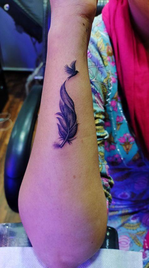 #Peacock feather #tattoo designs #bird #tattoo designs with #girl #hand #best #tattoo designs with #Prince #tattoo studio #Raipur Chhattisgarh #appointment 9589557355 Peacock Leaf Tattoo, Morepankh Tattoo, Mor Pankh Tattoo, Peacock Feather Tattoo Design, Prince Tattoo, Wing Tattoo Men, Raipur Chhattisgarh, Prince Tattoos, Girls Tattoos