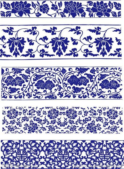 Backsplash Blue, Trendy Kitchen Backsplash, Chinese Pattern, Blue White Decor, Creation Art, 카드 디자인, Willow Pattern, Blue And White Floral, Blue Pottery